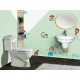 Κρεμαστός Νιπτήρας Πορσελάνης 45x35cm Cerastyle 003100-u61 Λευκό Παιδικό Κρεμαστός Νιπτήρας Πορσελάνης 45x35cm Cerastyle 003100-u61 Λευκό Παιδικό